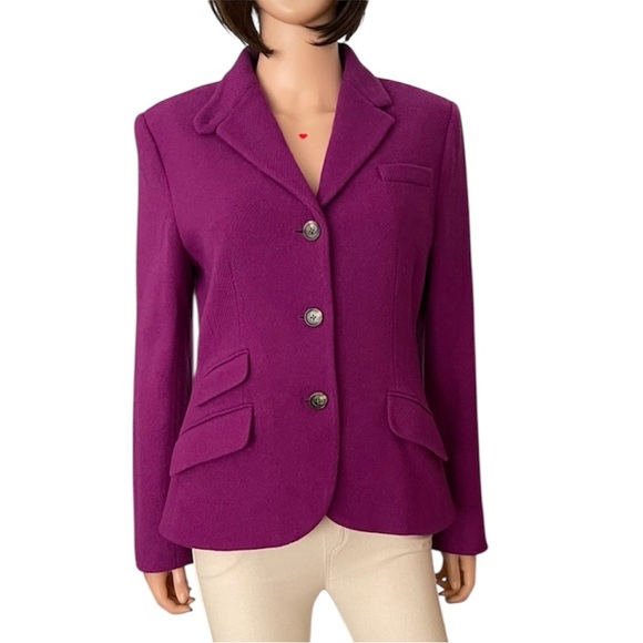 Lauren Ralph Lauren wool equestrian blazer
